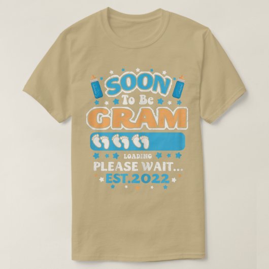 Frauen werden bald Gram Oma Loading EST 2022 FR T-Shirt (Design vorne)