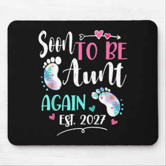 Frauen Werden bald wieder Tante 2027 Muttertag Mousepad