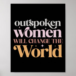 Frauen werden den weiblichen Power der Welt veränd Poster