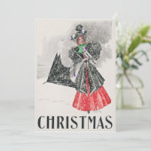 Frauen werden Weihnachtskarte nicht mögen Feiertagskarte (Stehend Vorderseite)