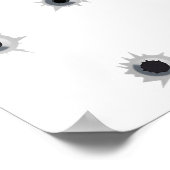 Frauen, wie viele Löcher dieses Shirt hat Poster (Ecke)