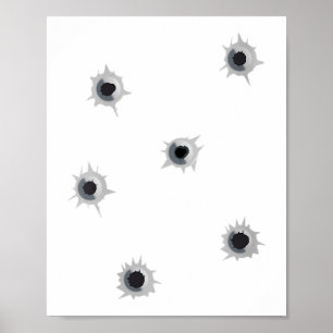 Frauen, wie viele Löcher dieses Shirt hat Poster