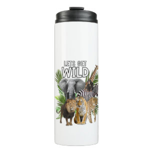 Frauen: Wilde Zootiere - Safari Party A D Thermosbecher