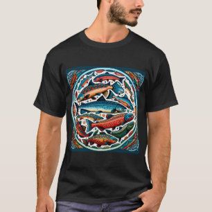 FRAUEN WOLLEN MICH FISCH FÜRCHTEN MICH KATZE T-Shirt