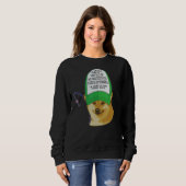 Frauen Wollte mir Fisch Angst, dass es Doge Meme F Sweatshirt (Vorne ganz)