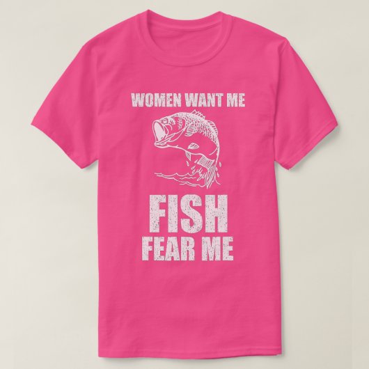 Frauen Wollte mir Fische Angst zu fischen T-Shirt (Design vorne)