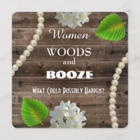 Frauen - Woods & Booze Junggeselinnen-Abschied Ein
