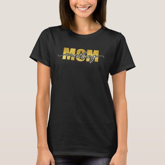 Frauen Wrestling Mutter Muttertag Ringen Ringkämpf T-Shirt (Vorderseite)