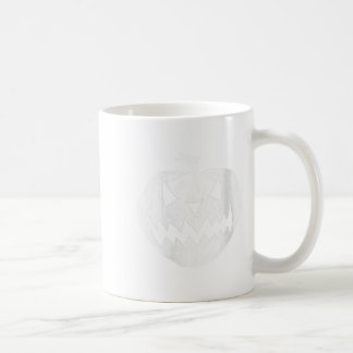 Frauen Y Pumpkin Gesicht gestört Dunkellichthalme Kaffeetasse