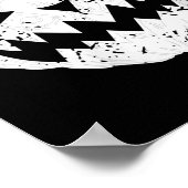 Frauen Y Pumpkin Gesicht gestört Dunkellichthalme Poster (Ecke)