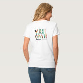 Frauen Yahowah Design T-Shirt Baumwolle (Rückseite Vollansicht)