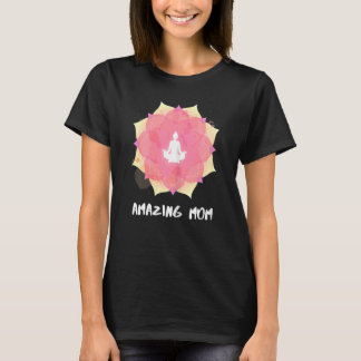 Frauen Yoga Mama Mütter Tag Mandala 3 T-Shirt