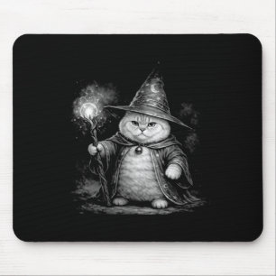 Frauen Zauberkatze Magie Fantasy lustig vintage Mousepad