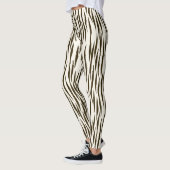 Frauen Zebra Print Leggings (Links)