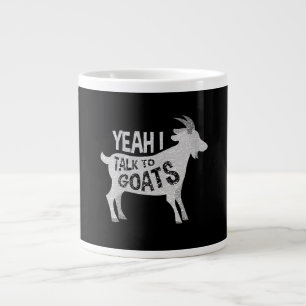 Frauen Ziege Liebhaber Ziege Joke Geschenk Jumbo-Tasse