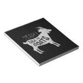 Frauen Ziegen Geschenke für Ziegenliebhaber Funny Notizblock (angewinkelt)