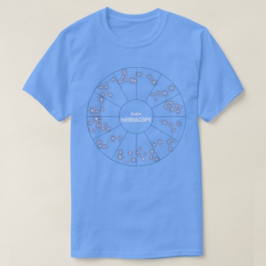 Frauen Zodiac Wheel Astrologie Horoskop Frauen T-S T-Shirt (Design vorne)
