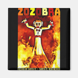 Frauen Zozobra Fiestas De Sante Fe New Mexico Alt  Magnet