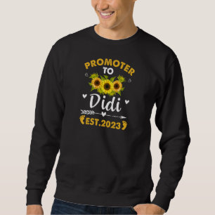 Frauen zu Didi befördert 2023 Sonnenblumen-Blumen Sweatshirt