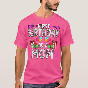 Frauen zum ersten Geburtstag als Mama-Mutterschaft T-Shirt