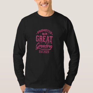 Frauen zum Ururgroßmutter befördert 2023 Baby-Ankü T-Shirt