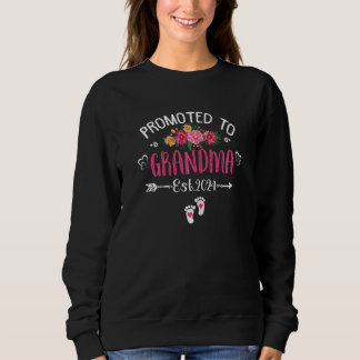 Frauen zur Oma befördert 2024 Erstmals neue Oma Sweatshirt