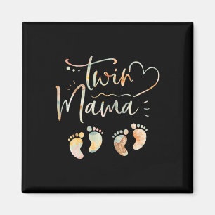 Frauen Zwillingsmama-Mama Blütenblütenblütenblüte Magnet