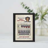 Frauen zwischen 20 und 36 erhalten eine Marinewert Postkarte (Stehend Vorderseite)