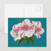 Frauenanbeterin Postkarte (Vorne/Hinten)
