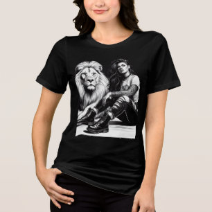 Frauenanleihe mit ihrem Geist Tri-Blend Shirt