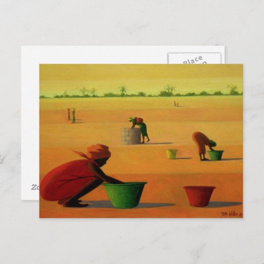 Frauenarbeit 2001 postkarte (Vorne/Hinten)