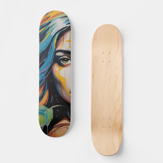 Frauenauge Skateboard (Vorderseite)