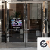 ** Frauenbaum Reiki Yoga Meditation Fensteraufkleber (Büro Tür)