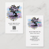 ** Frauenbaum Reiki Yoga Meditation Visitenkarte (Vorne/Hinten)