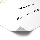 Frauenbeerdigung mit einem Memory Sign, Memory Pos Poster (Ecke)