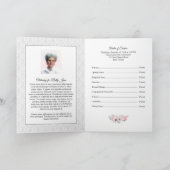 Frauenbeerungsprogramm | Rosa Floral Karte (Innenseite)