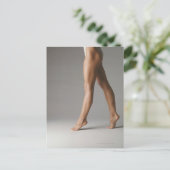 Frauenbeine Postkarte (Stehend Vorderseite)
