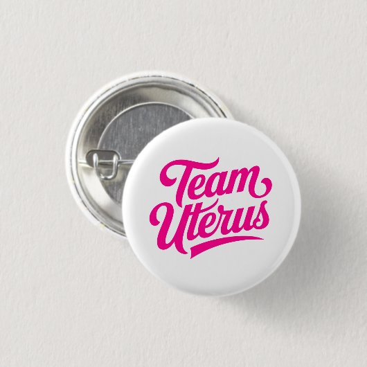 Frauenberatungsteam Uterus Button (Vorne & Hinten)