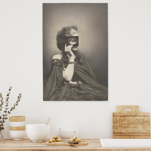 Frauenbild Poster (Küche)