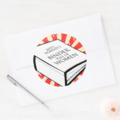 FRAUENBINDER RUNDER AUFKLEBER (Umschlag)