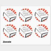 FRAUENBINDER RUNDER AUFKLEBER (Blatt)