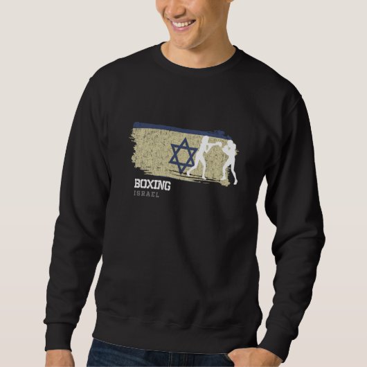 Frauenboxen Israel Kampfsport Kämpfer Boxen Sweatshirt (Vorderseite)