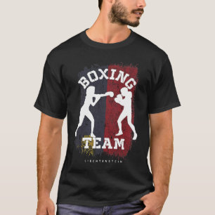 Frauenboxen Liechtenstein Kampfsport Kämpferin T-Shirt