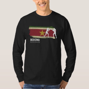 Frauenboxen Suriname Kampfsport Kämpfer Boxen T-Shirt