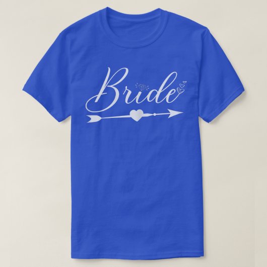 Frauenbrides Engagement-Partei T-Shirt (Design vorne)