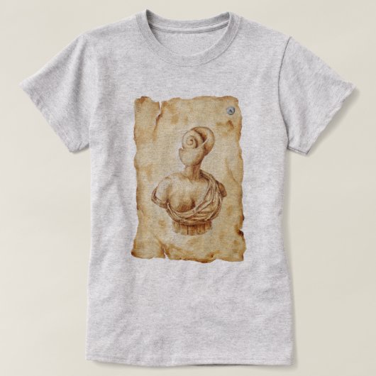 Frauenbüste T-Shirt (Design vorne)