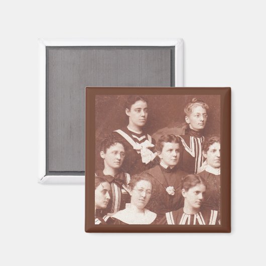 Frauenchor um 1905 magnet (Vorderseite/Rückseite)