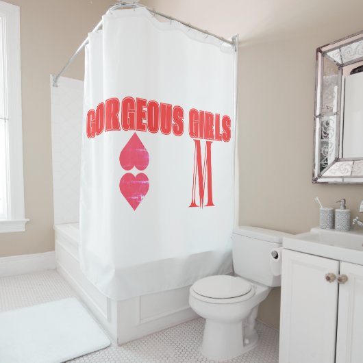 Frauenduschvorhang Duschvorhang (Beispiel)