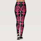 Frauenemblem Power Leggings (Rückseite)