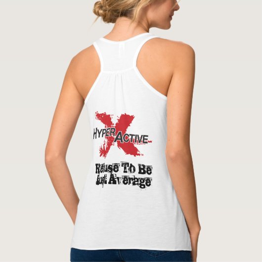 FrauenextraHyperAktive Botschaftertank Tank Top (Rückseite)